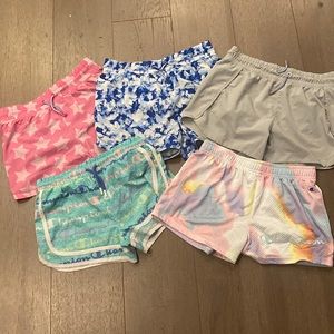 5 pairs of shorts